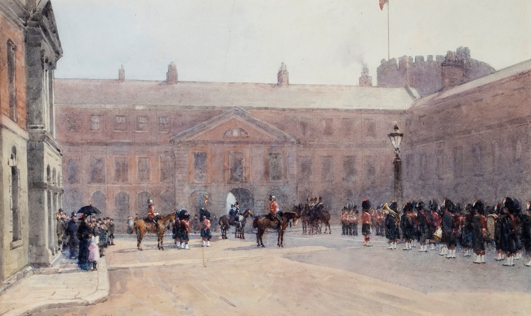 Social Distancing at Dublin Castle, 1832